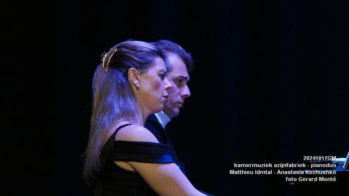 DSC03283- 2024 10 17 kamermuziek azijnfabriek - pianoduo Matthieu Idmtal - Anastasia Kozhushko - 17okt2024 -  foto GerardMontE web